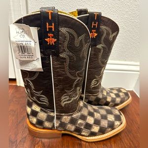 Tin Haul Leather Boots NWT, Size 9.5